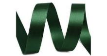 Atlasová stuha 25 mm, zelená lesní 