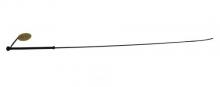 Bičík drezurní - celokožený- 120 cm - tvrdší - černý 