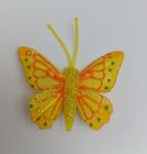 Dekorační motýl, malý 5 cm, oranžová 