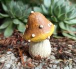 Houbička 6 cm, hnědá 