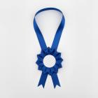Kokarda na krk 12 cm Classic, modrá 