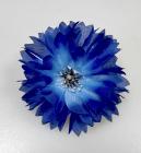 Květ chrpa 7 cm, modrá 