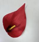 Květ kala 16 cm červený 