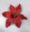 Květ lilie 12 cm červená 