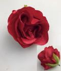 Květ růže 10 cm červený 