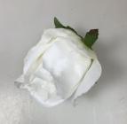 Květ růže poupě 8 cm  bílé 