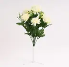Kytice chryzantém 50 cm, krémová 