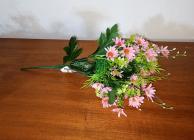 Kytice margaretka 47 cm, růžová 