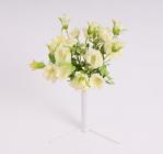 Kytice mini ruží 29 cm, krémová 