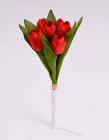 Kytice tulipánů 32 cm, červená 
