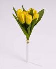 Kytice tulipánů 32 cm, žlutá 