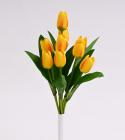 Kytice tulipánů 37 cm, žlutá 