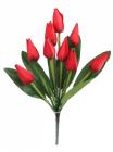 Kytice tulipánů 38 cm červená 