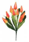 Kytice tulipánů 38 cm oranžová 