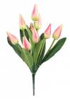 Kytice tulipánů 38 cm růžová 