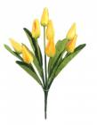 Kytice tulipánů 38 cm žlutá 