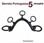 Portugalská serreta s 5 sloupky 