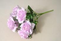 Růže keřík 7 květů 31 cm sv. fialová 