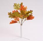 Trs listí dubu 32 cm, oranžovozelený 