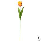 Tulipán 1 květ 48 cm, žluto-červená 