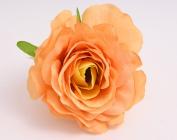 Ukělý květ růže 9 cm, oranžová 