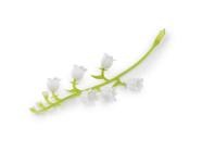 Umělá mini konvalinka 10.5 cm, bílá 