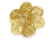 Umělý list eukalyptus, zlatá 