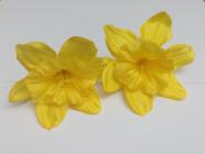 Vazbový květ narcisu mini 6 cm, žlutý 