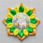 Velikonoční přání – kokarda 06 