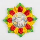 Velikonoční přání – kokarda 07 