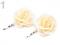 Sponky do vlasů průměr 4,5 cm 230992 - béžová světlá 