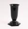 Váza plastová s podstavcem 29 x 15 cm, černá 
